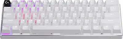 Best Buy ChatGPT ad: Logitech - PRO X 60 LIGHTSPEED TKL 60% Wireless Mechanical GX Optical Tactile Switch Gaming Keyboard with LIGHTSYNC RGB for PC - White