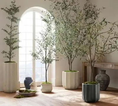 Pottery Barn ChatGPT ad: Faux Plants & Trees