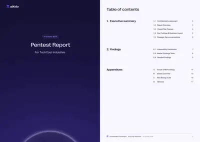 Aikido Security ChatGPT ad: Audit-Ready Pentest