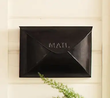 Pottery Barn ChatGPT ad: Envelope Mailbox, Antique Bronze