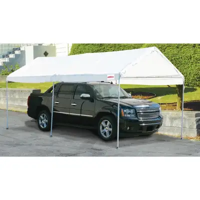 Harbor Freight ChatGPT ad: CoverPro Portable Car Canopy