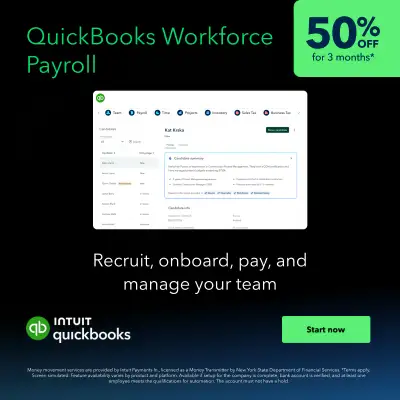 Intuit Quickbooks ChatGPT ad: Automate Payroll & HR