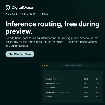 Digital Ocean ChatGPT ad: Inference Routing