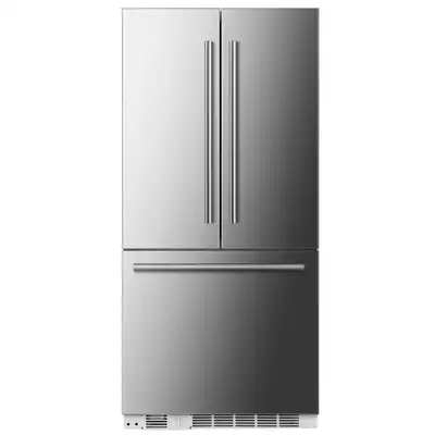 Wayfair ChatGPT ad: Rivestito 36" French Door Fridge Forno Color/Finish: Stainless Steel