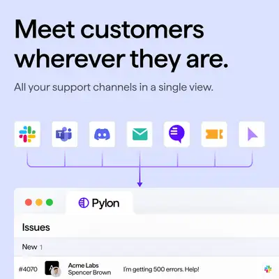 Pylon ChatGPT ad: The support tool built for SaaS