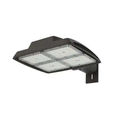 Home Depot ChatGPT ad: Commercial Electric 1300W Equivalent Integrated LED Commercial Bronze Dusk to Dawn Area Light, 21,000 Lumens, 4000K