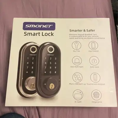 Mercari ChatGPT ad: August Smart Lock - New Electronics | Color: Black