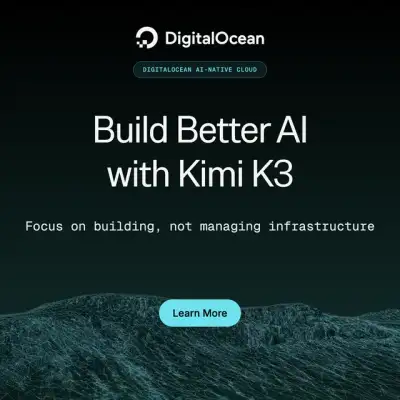 Digital Ocean ChatGPT ad: Kimi K3 on DigitalOcean