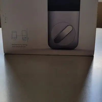 Mercari ChatGPT ad: August Bolt Door Lock With Keyless Entry - New Electronics | Color: Black
