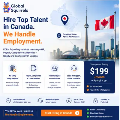 Global Squirrels ChatGPT ad: Canada Employer Of Record