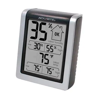 Home Depot ChatGPT ad: AcuRite Digital Humidity and Temperature Comfort Monitor