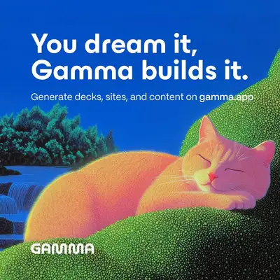 Gamma Tech ChatGPT ad: Generate Your Pitch Deck Now