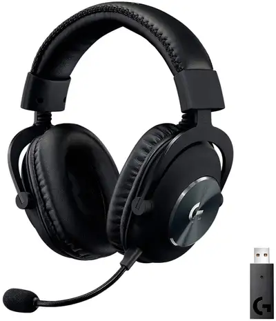 Best Buy ChatGPT ad: Logitech - G PRO X Wireless Over-the-Ear Gaming Headset for Windows - Black