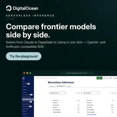 Digital Ocean ChatGPT ad: Every model, one API key