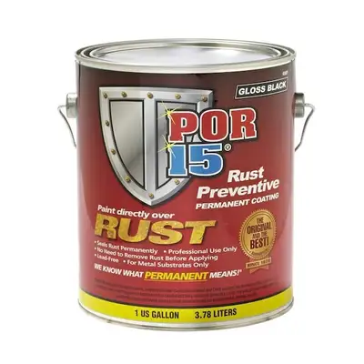 Zoro ChatGPT ad: POR-15 Gloss Black - Gal, Gallon, 45001