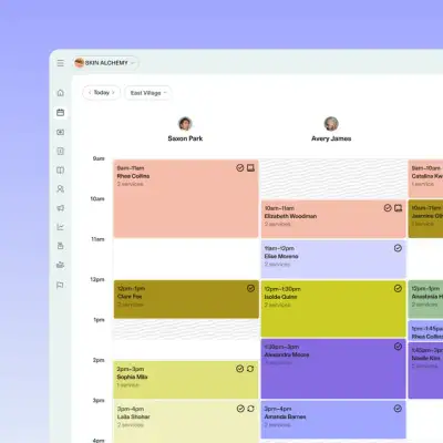 GlossGenius ChatGPT ad: Staff management tools for appointment businesses