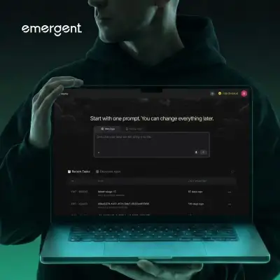 Emergent ChatGPT ad: Emergent No-Code AI Builder