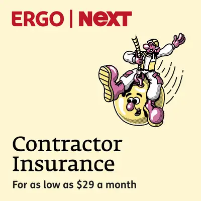 ERGO NEXT Insurance ChatGPT ad: Contractor Insurance