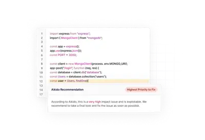Aikido Security ChatGPT ad: Free Code Scanning