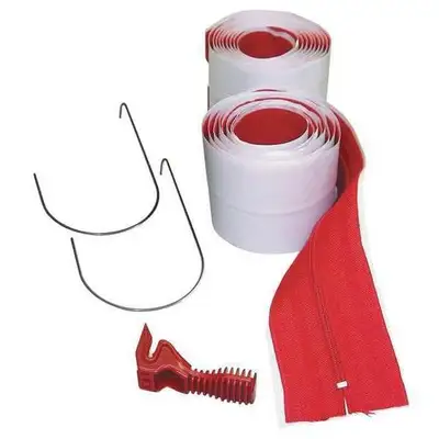 Zoro ChatGPT ad: ZIPWALL Zipwall HD Self-Adhesive Zipper, PK2, HDAZ2