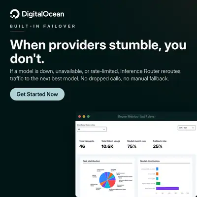 Digital Ocean ChatGPT ad: Reduce Routing Overhead