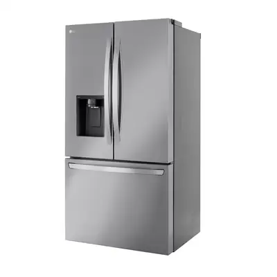 Wayfair ChatGPT ad: LG Smart Counter-Depth MAX, Refrigerator with Dual Ice Makers, Stainless Steel, 26 cu. ft. LG