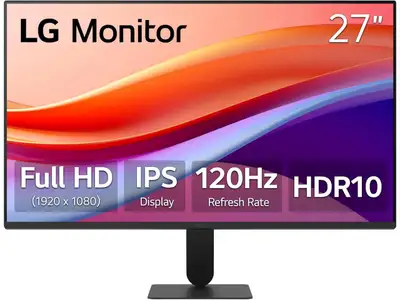 Newegg ChatGPT ad: LG 27U411A-B 27" Full HD IPS Computer Monitor with 120Hz Refresh Rate and 1ms Motion Blur Reduction
