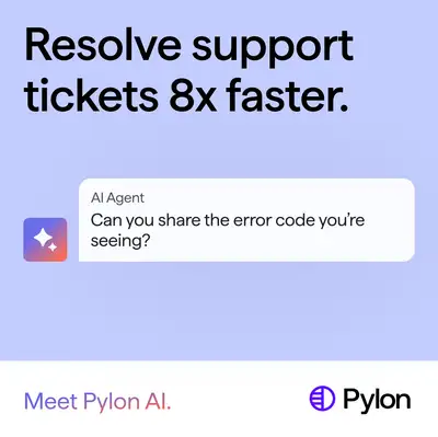 Pylon ChatGPT ad: Automate customer support